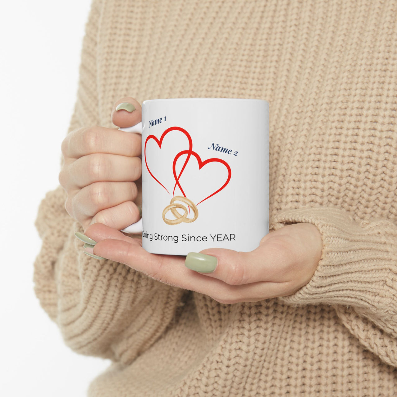 Forever Together Personalized Husband and Wife Gift Mug – A Daily Reminder to your Spouse of Your Love Story