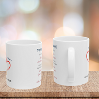 Thumbnail for Forever Together Personalized Husband and Wife Gift Mug – A Daily Reminder to your Spouse of Your Love Story