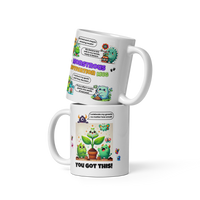 Thumbnail for Monster Gardening Squad Motivation Mug – Whimsical Affirmations for Growth and Nurturing for All Ages