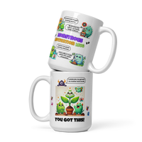 Thumbnail for Monster Gardening Squad Motivation Mug – Whimsical Affirmations for Growth and Nurturing for All Ages