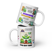 Thumbnail for Monster Gardening Squad Motivation Mug – Whimsical Affirmations for Growth and Nurturing for All Ages