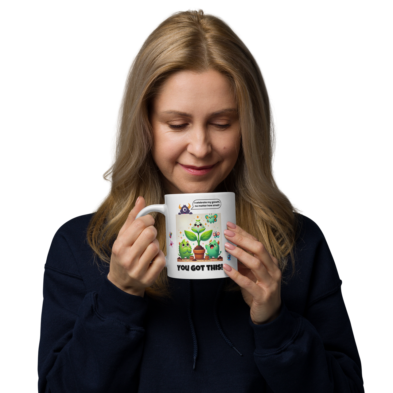 Monster Gardening Squad Motivation Mug – Whimsical Affirmations for Growth and Nurturing for All Ages